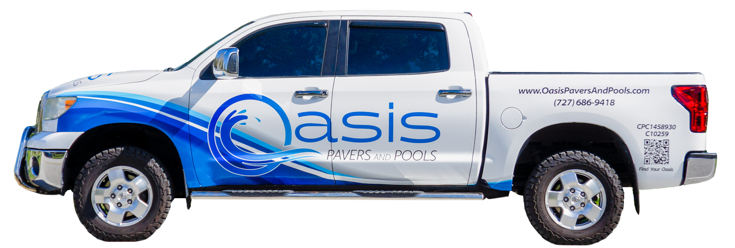 Oasis Pavers and Pool Truck